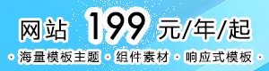 建网站 199元/年